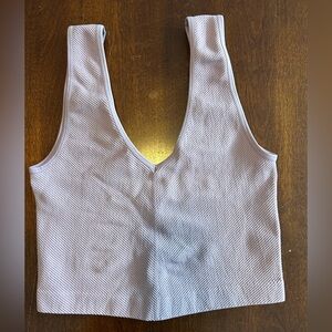 By Together Ribbed Crop Top Sports Bra